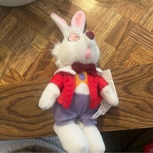 White Rabbit Disney Plush